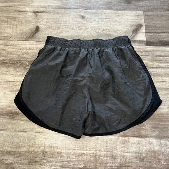 Nike Athletic Dri-Fit Loose Running Shorts Heathered Black Grey Women’s Size S - Picture 2 of 8
